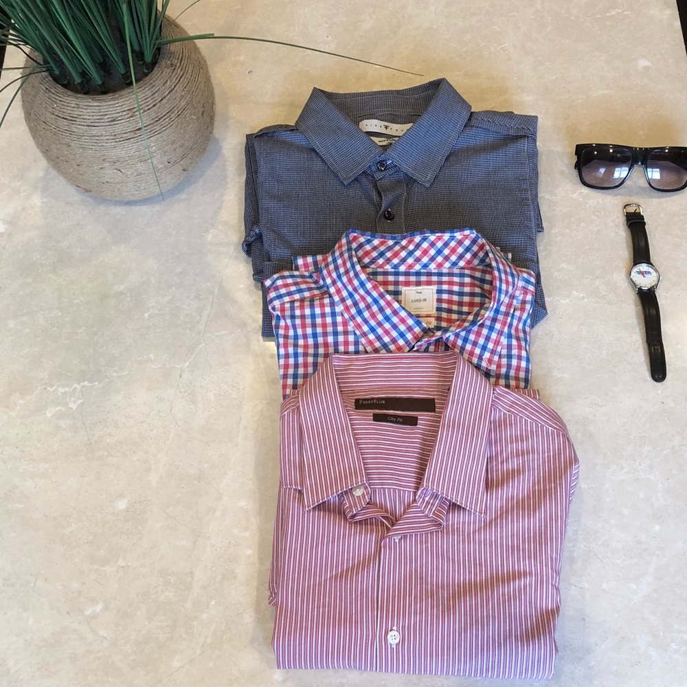 🔥HOT DEAL three dress shirts